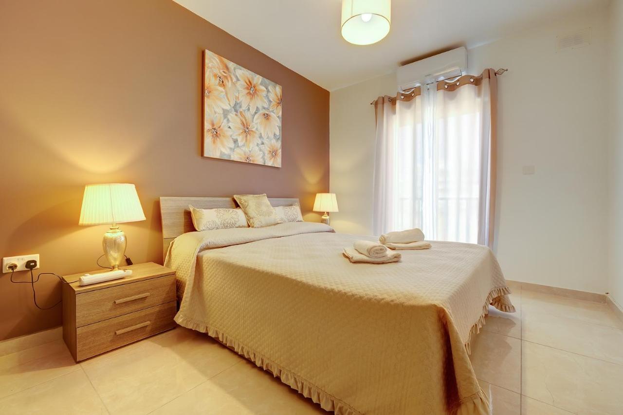 Stylish Bright And Airy Apart In Central Bugibba 圣保罗湾城 外观 照片